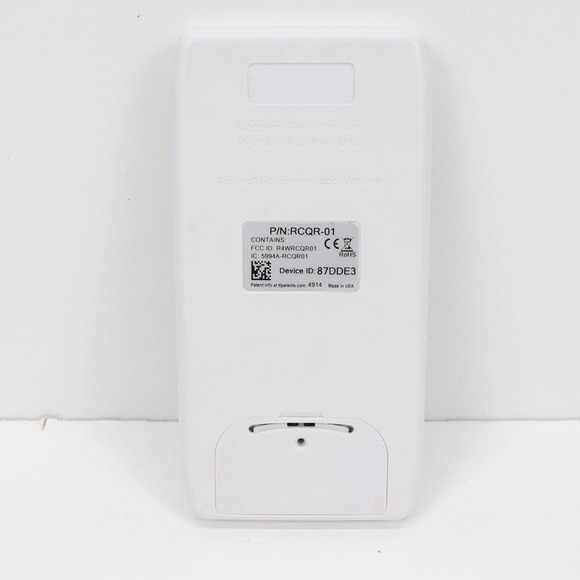 Turning Technologies QT Response Device Clicker RCQR-01 Large LCD Screen - Picture 2 of 3